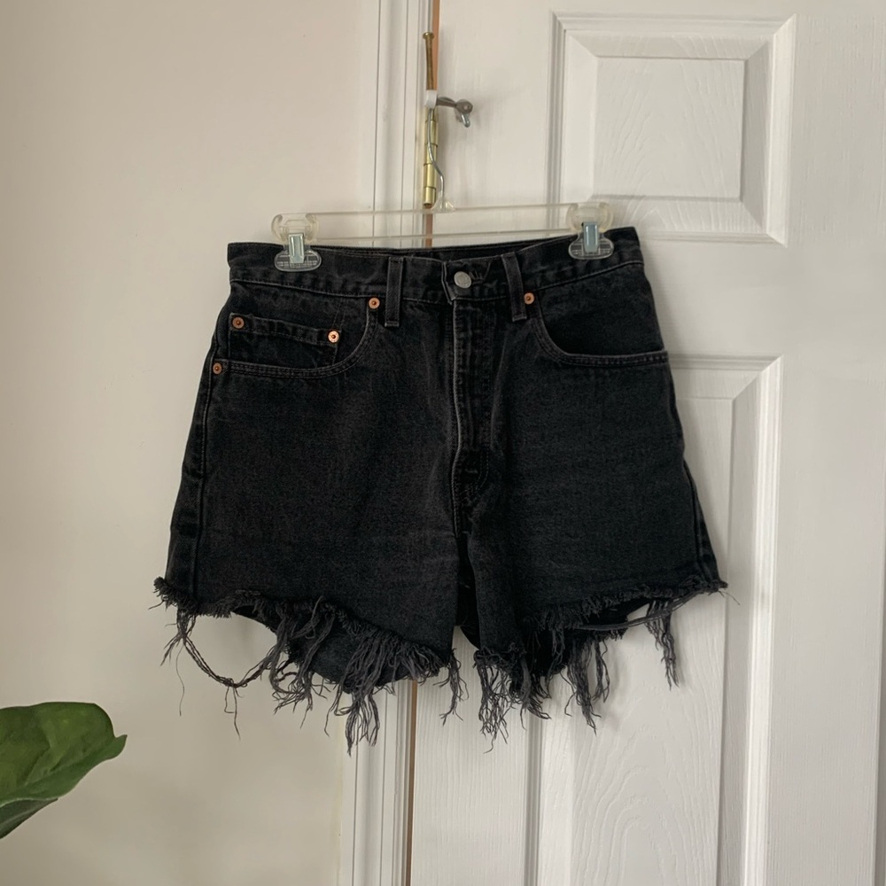 Levi’s High Waist Cutoff Denim Shorts